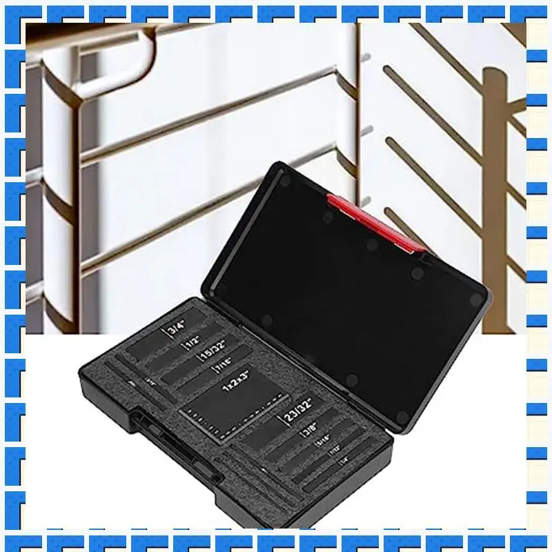 ABNG Setting Block Height Gauge Set, Aluminum Alloy Rust Resistant Solid Mounting Rod For Woodworking (Black)
ABNG Setting Block Height Gauge Set, Aluminum Alloy Rust Resistant Solid Mounting Rod For Woodworking (Black)