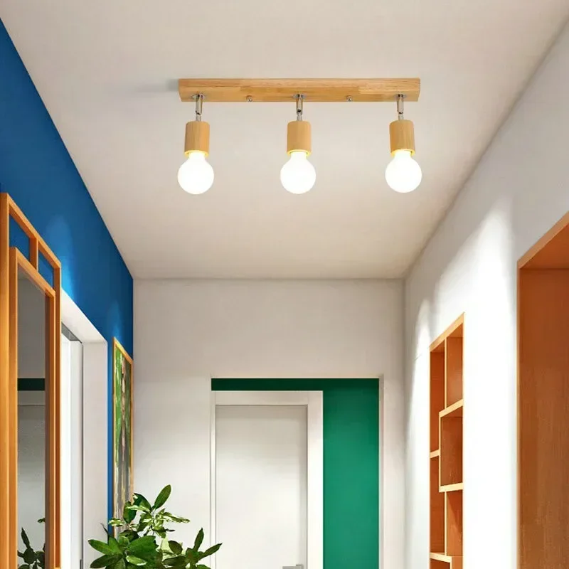 Rotatable Nordic Wooden Ceiling Light Adjustable Single Three Heads Lighting Living Room Clothing Store LED Spotlight
Rotatable Nordic Wooden Ceiling Light Adjustable Single Three Heads Lighting Living Room Clothing Store LED Spotlight