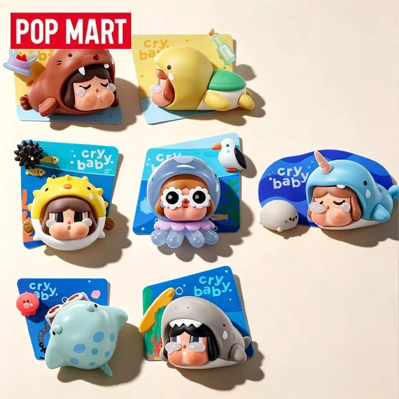 POPMART CRYBABY Cry Me an Ocean Series Fridge Magnet Genuine Blind Box Doll Model Toys Anime Figure Desktop Decoration Gift
POPMART CRYBABY Cry Me an Ocean Series Fridge Magnet Genuine Blind Box Doll Model Toys Anime Figure Desktop Decoration Gift