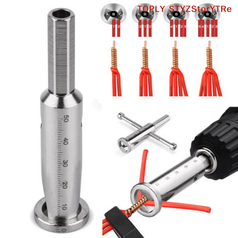 1Pc Wire Twisting Tool Electrical Cable Quick Connector Automatic Twisting Wire Stripping Stripper Twister Drill Driver
1Pc Wire Twisting Tool Electrical Cable Quick Connector Automatic Twisting Wire Stripping Stripper Twister Drill Driver