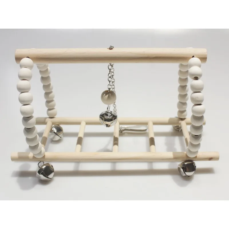 Wooden Wind-suspended Bird Stand Pole: a Fun Bird Toy Stand with Bead Bells
Wooden Wind-suspended Bird Stand Pole: a Fun Bird Toy Stand with Bead Bells