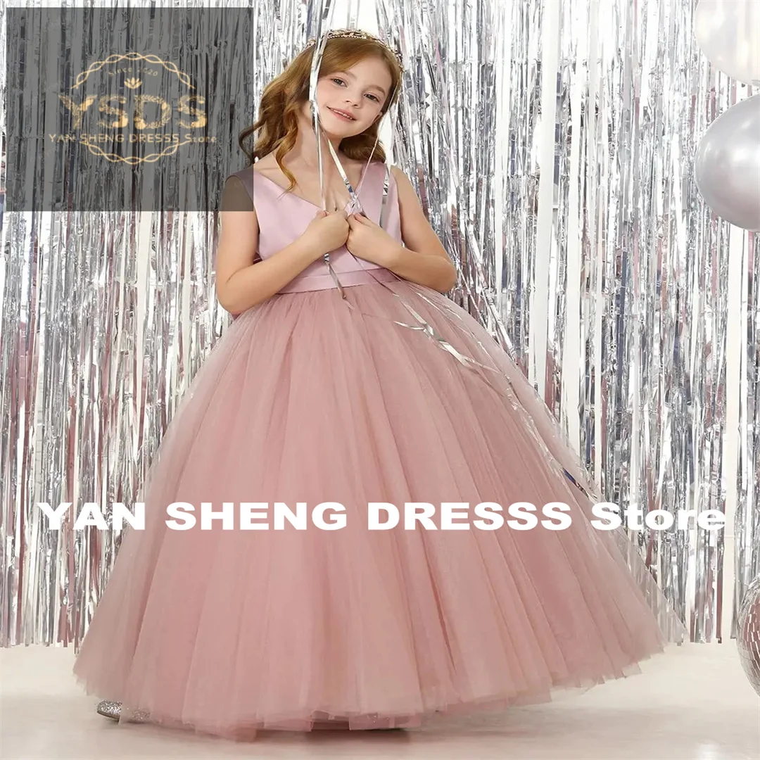 Tulle Flower Girl Tutu Dress for Wedding Formal Holiday First Communion Dress with Bow pageant princess dresses for girls
Tulle Flower Girl Tutu Dress for Wedding Formal Holiday First Communion Dress with Bow pageant princess dresses for girls