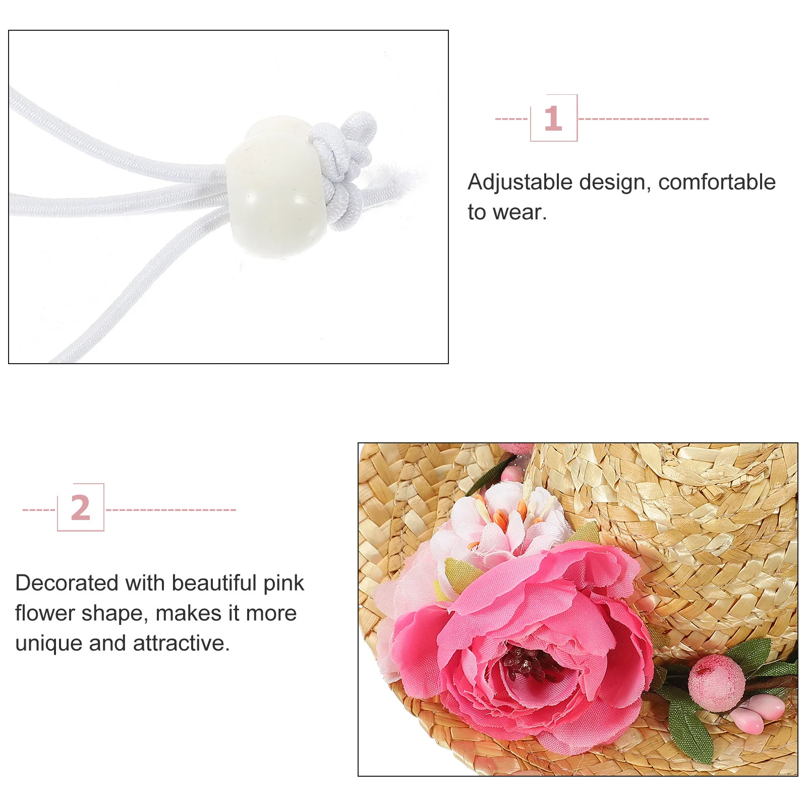 1Pcs Stylish Dog Straw Hat with Pink Daisy Pet Sun Hat for Puppy Birthday Celebration Outdoor Use Small Dog Accessory
1Pcs Stylish Dog Straw Hat with Pink Daisy Pet Sun Hat for Puppy Birthday Celebration Outdoor Use Small Dog Accessory