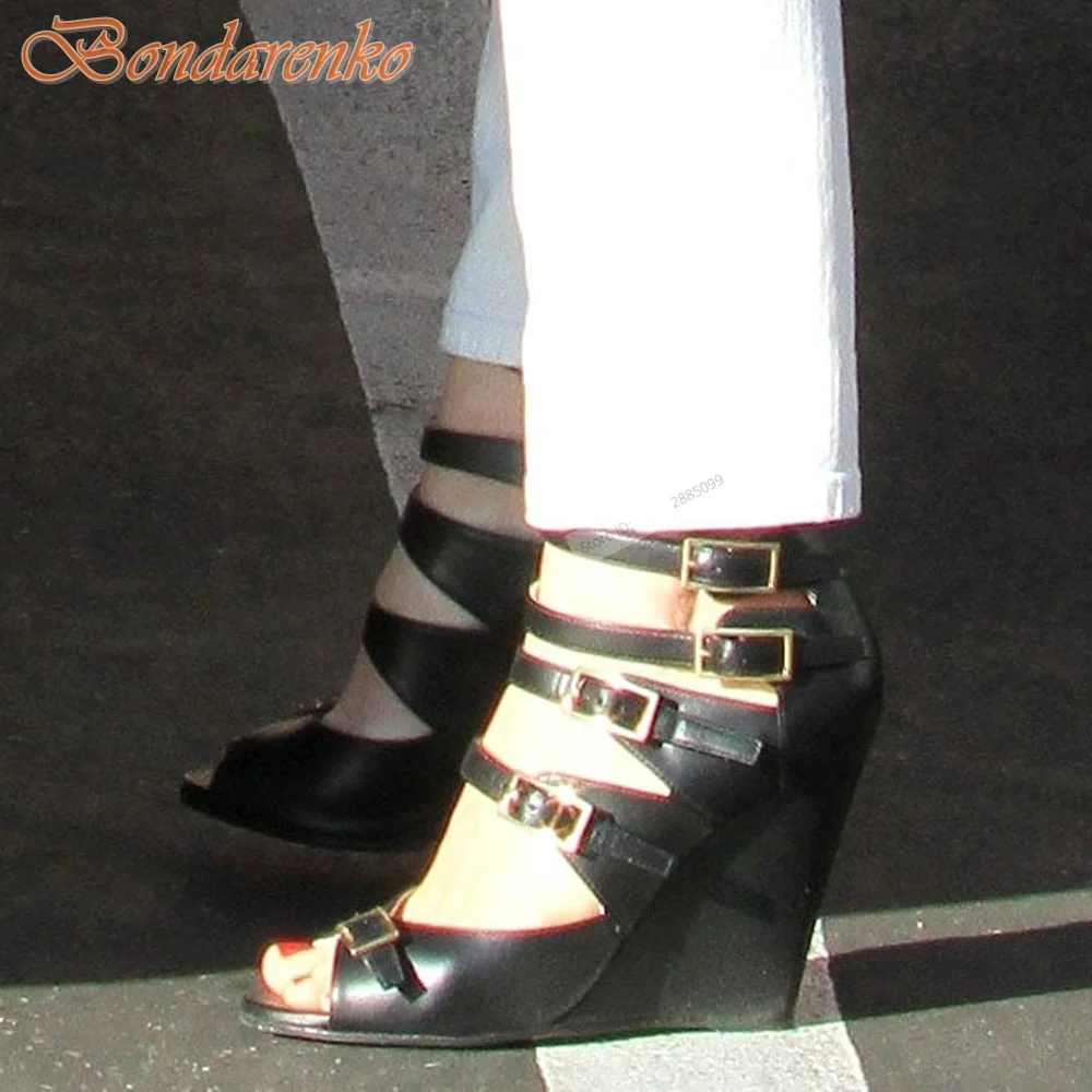 Сандалии на танкетке с пряжками и ремешками, однотонные кожаные сандалии до щиколотки, женская сексуальная обувь, дизайнерская летняя вечеринка, новый стиль, обувь большого размера
Сандалии на танкетке с пряжками и ремешками, однотонные кожаные сандалии до щиколотки, женская сексуальная обувь, дизайнерская летняя вечеринка, новый стиль, обувь большого размера
