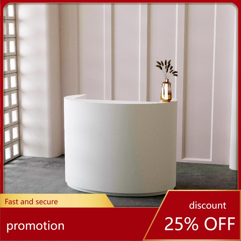 HT store cashier small consultation exhibition hall service reception desk simple paint clothing store bar
HT store cashier small consultation exhibition hall service reception desk simple paint clothing store bar