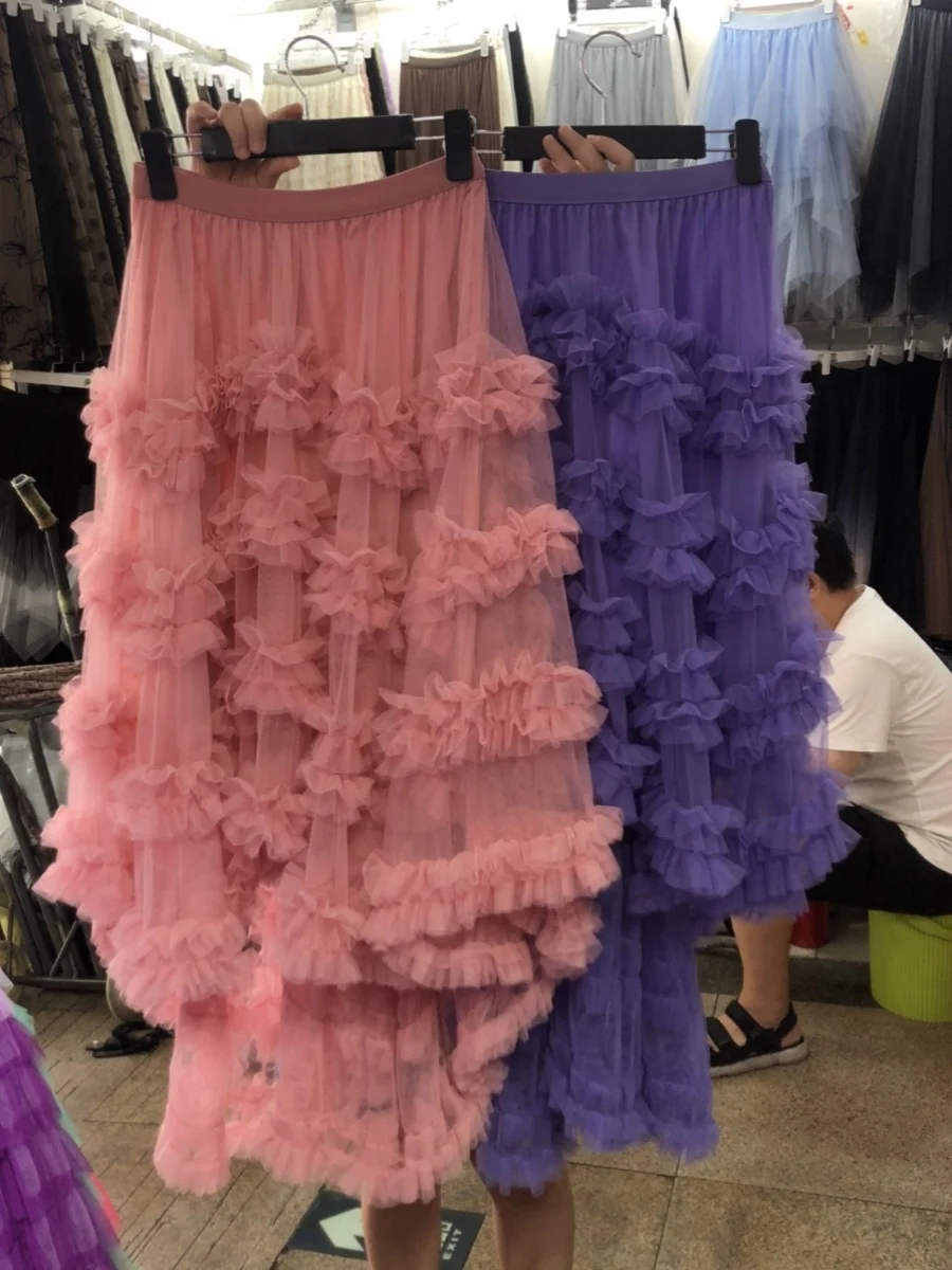 Romantic Heavy Embellished Lace Puffy Half Skirt Asymmetrical Front Short Back Long Cake Style Fairy Tale Net Gown Princess Cut
Romantic Heavy Embellished Lace Puffy Half Skirt Asymmetrical Front Short Back Long Cake Style Fairy Tale Net Gown Princess Cut