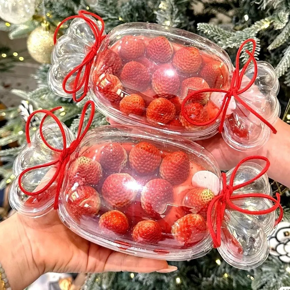 10Pcs Transparent Candy-Shaped Cake Box Plastic Airtight Fruit Salads Box Gift Box with Lid Cake Container
10Pcs Transparent Candy-Shaped Cake Box Plastic Airtight Fruit Salads Box Gift Box with Lid Cake Container