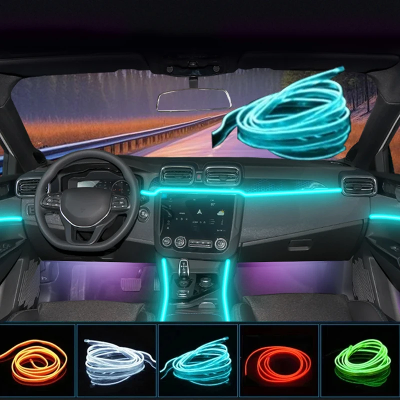 Светодиодная лента RGB для автомобиля, 2/3/4/5 м, оптоволокно USB, управление через приложение, скрытая установка, атмосферная лампа
Светодиодная лента RGB для автомобиля, 2/3/4/5 м, оптоволокно USB, управление через приложение, скрытая установка, атмосферная лампа