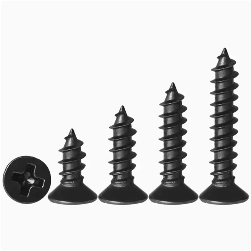 M1 M1.2 M1.4 M1.5 M1.6 M1.7 M1.8 M2 M2.3 M2.6 M3 M3.5 M4 Black Cross Flat Head Sheet Metal Screws Self Tapping Wood Screws
M1 M1.2 M1.4 M1.5 M1.6 M1.7 M1.8 M2 M2.3 M2.6 M3 M3.5 M4 Black Cross Flat Head Sheet Metal Screws Self Tapping Wood Screws