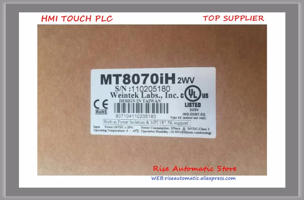 New Original 7 Inch HMI Ethernet Port MT8070iH 3WV MT8070iH 2WV
New Original 7 Inch HMI Ethernet Port MT8070iH 3WV MT8070iH 2WV