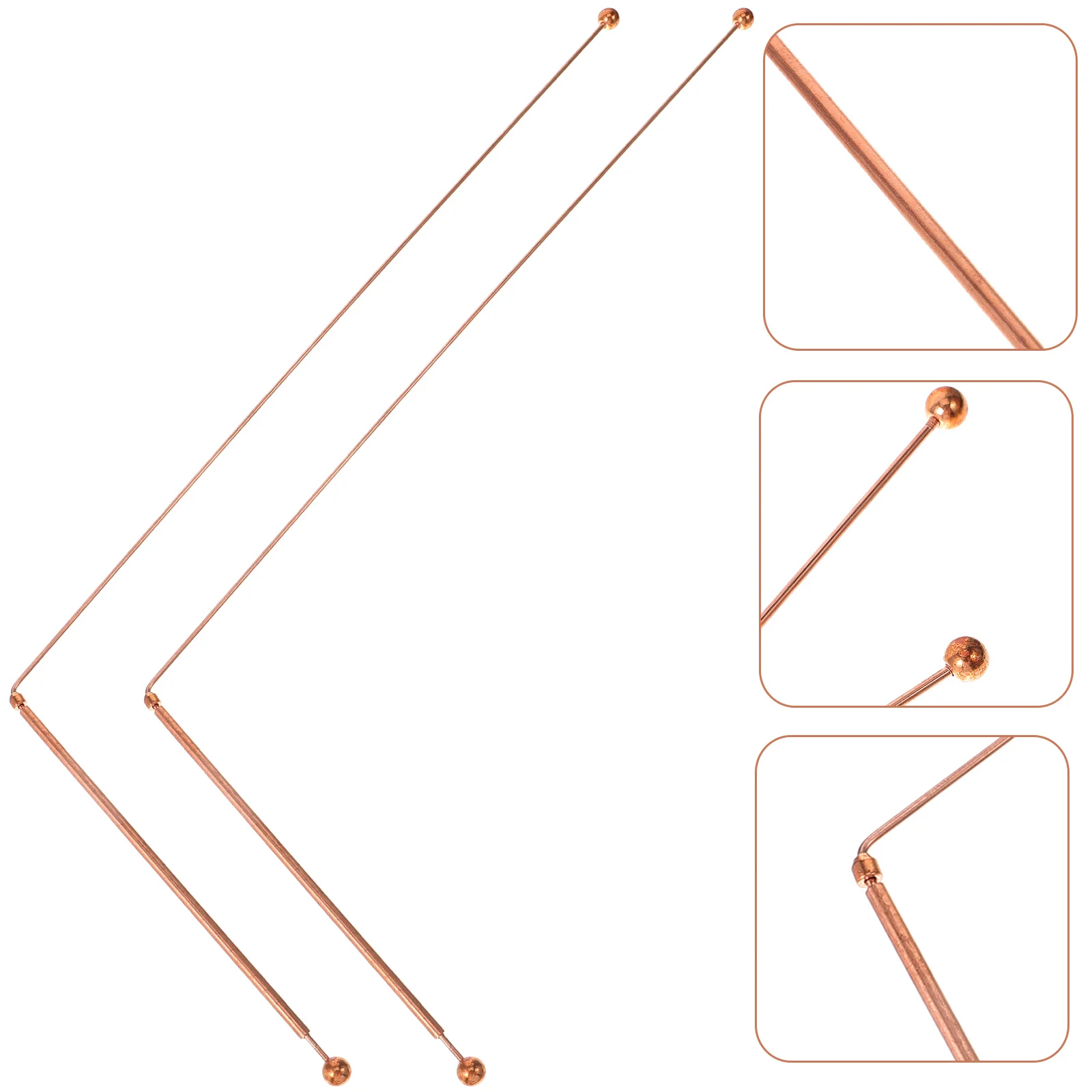 2Pcs Dowsing Rod Copper Divining Rod Flexible Rotation Divining Tool Portable Dowsing Rod dowsing rods
2Pcs Dowsing Rod Copper Divining Rod Flexible Rotation Divining Tool Portable Dowsing Rod dowsing rods