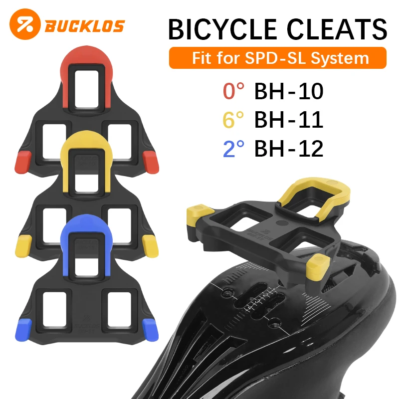 BUCKLOS 2PC Bicycle Pedal Cleats for Road Bike SPD-SL System Pedal Cleats 0° 2° 6° Self-locking Bicycle Cleat Durable Bike Parts
BUCKLOS 2PC Bicycle Pedal Cleats for Road Bike SPD-SL System Pedal Cleats 0° 2° 6° Self-locking Bicycle Cleat Durable Bike Parts