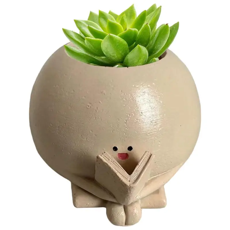 Planter Pots for Indoor Plants Smiling Face Resin Flower Planter Pot Floral Pots Decorative Sitting Flower Pot With Sitting
Planter Pots for Indoor Plants Smiling Face Resin Flower Planter Pot Floral Pots Decorative Sitting Flower Pot With Sitting