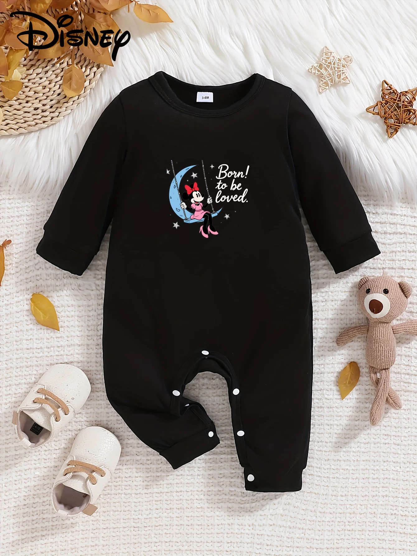 【Осанторизованный】Детский комбинезон с длинными рукавами Disney Minnie Mouse, милый узор с принтом, круглый вырез, мягкий и удобный, можно стирать в машине, подходит для всех сезонов, подходит для улицы
【Осанторизованный】Детский комбинезон с длинными рукавами Disney Minnie Mouse, милый узор с принтом, круглый вырез, мягкий и удобный, можно стирать в машине, подходит для всех сезонов, подходит для улицы