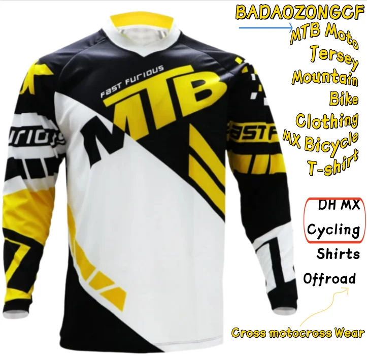 2026 MTB Moto Jersey Mountain Bike Clothing MX Bicycle T-shirt DH MX Cycling Shirts Offroad Cross motocross Wear
2026 MTB Moto Jersey Mountain Bike Clothing MX Bicycle T-shirt DH MX Cycling Shirts Offroad Cross motocross Wear