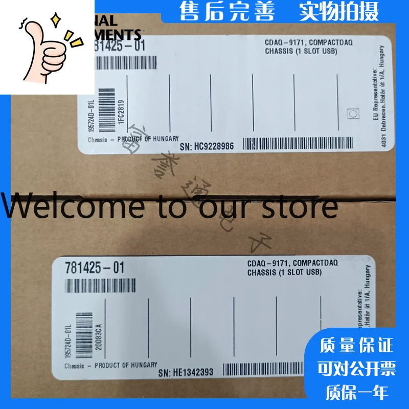 New US NI CDAQ-9171 781425-01 Chassis Compact0021 1-slot USB Chassis
New US NI CDAQ-9171 781425-01 Chassis Compact0021 1-slot USB Chassis