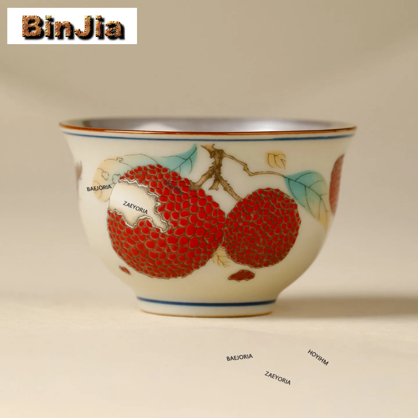 60ml Gilt Silver Plant Ash Butterfly Litchi Teacup Retro Tea Bowl Tea Pair Tea-tasting Smelling Cup Chazhan Master Cups Teaware
60ml Gilt Silver Plant Ash Butterfly Litchi Teacup Retro Tea Bowl Tea Pair Tea-tasting Smelling Cup Chazhan Master Cups Teaware