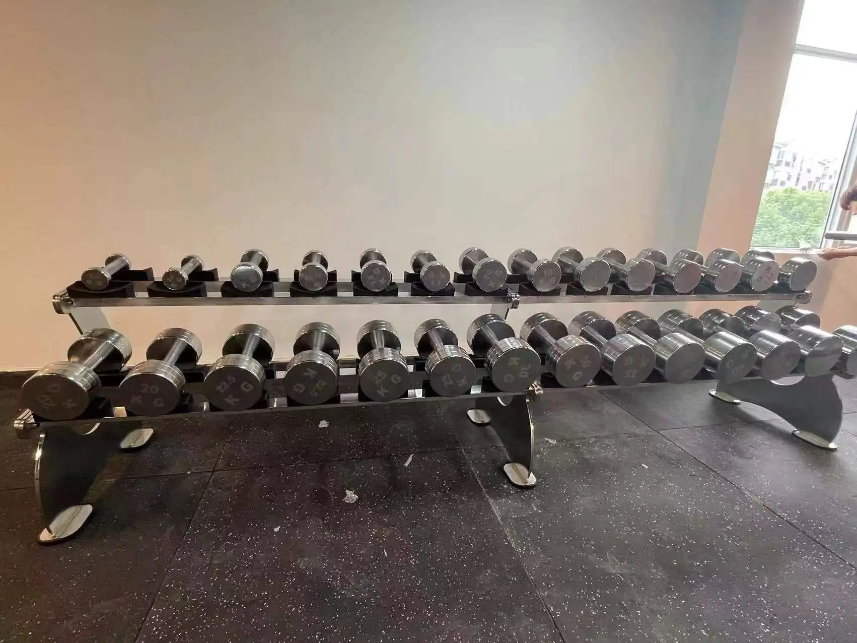 2026 Pure Steel Electroplated Dumbbell Rack Rustproof Fitness Combination Racks for Indoor Gym Use Cable Weight Stacks Drive
2026 Pure Steel Electroplated Dumbbell Rack Rustproof Fitness Combination Racks for Indoor Gym Use Cable Weight Stacks Drive