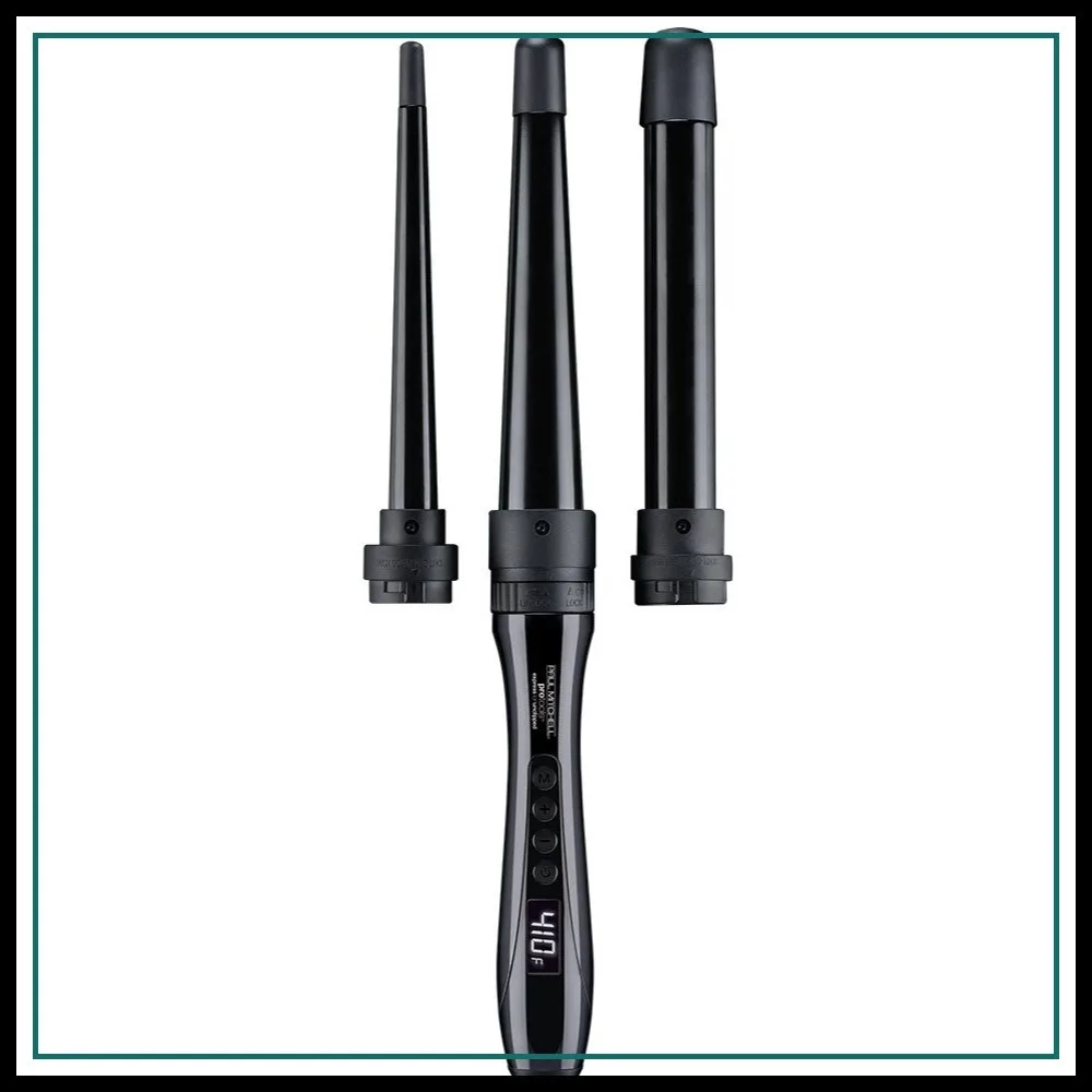 3-in-1 Ceramic Interchangeable Curling Wand, 3 Barrels for Multiple Hairstyles
3-in-1 Ceramic Interchangeable Curling Wand, 3 Barrels for Multiple Hairstyles