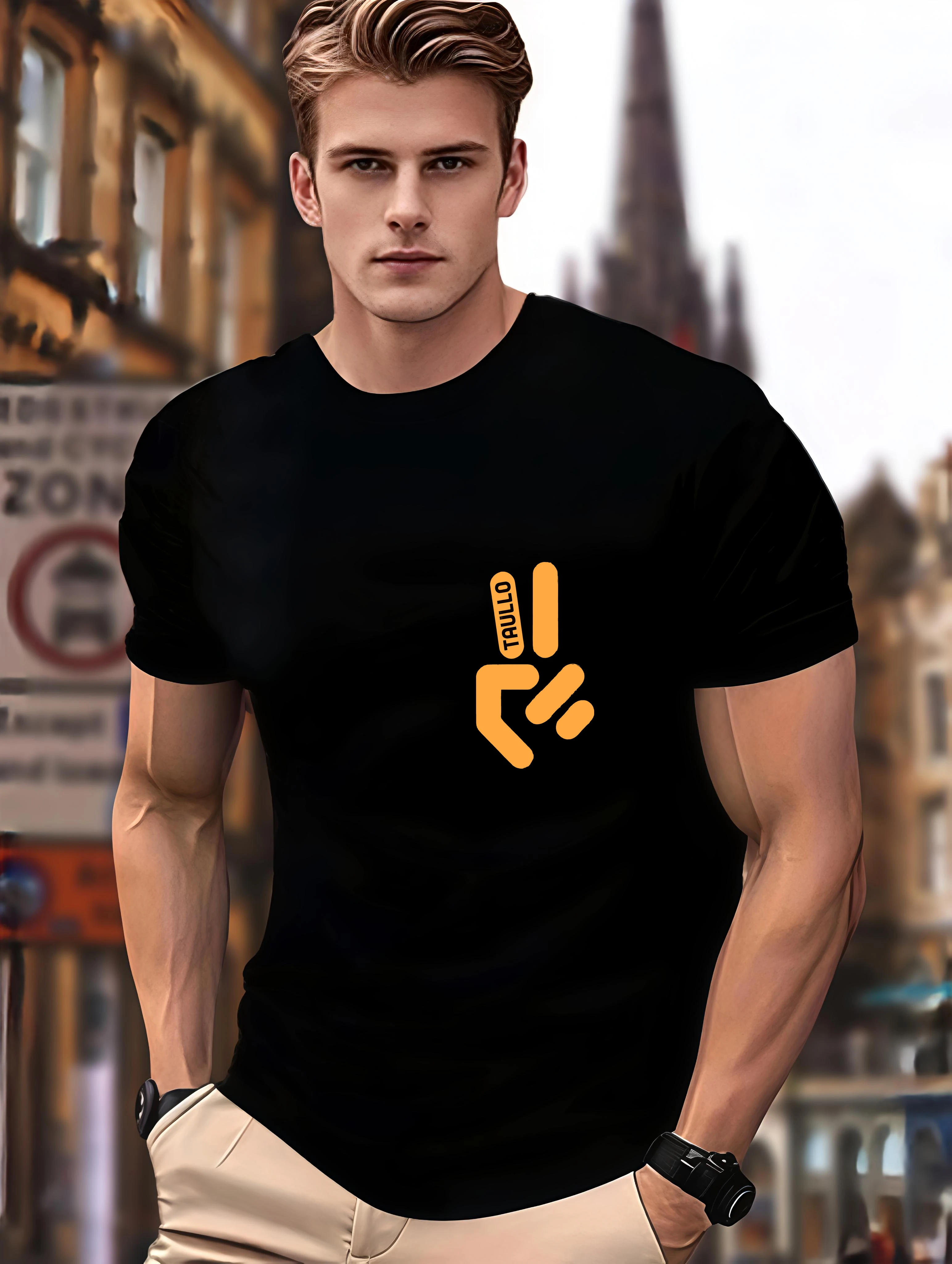 American Style European Size Men's Summer Streetwear Trendy Fashion Short Sleeve T-Shirt
American Style European Size Men's Summer Streetwear Trendy Fashion Short Sleeve T-Shirt
