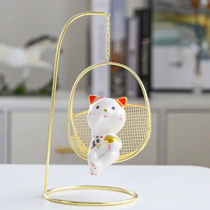Lucky Cat Ornament Creative Simple Modern Light Luxury Office Front Desk Desktop Japanese-Style Lucky Cat Gift
Lucky Cat Ornament Creative Simple Modern Light Luxury Office Front Desk Desktop Japanese-Style Lucky Cat Gift