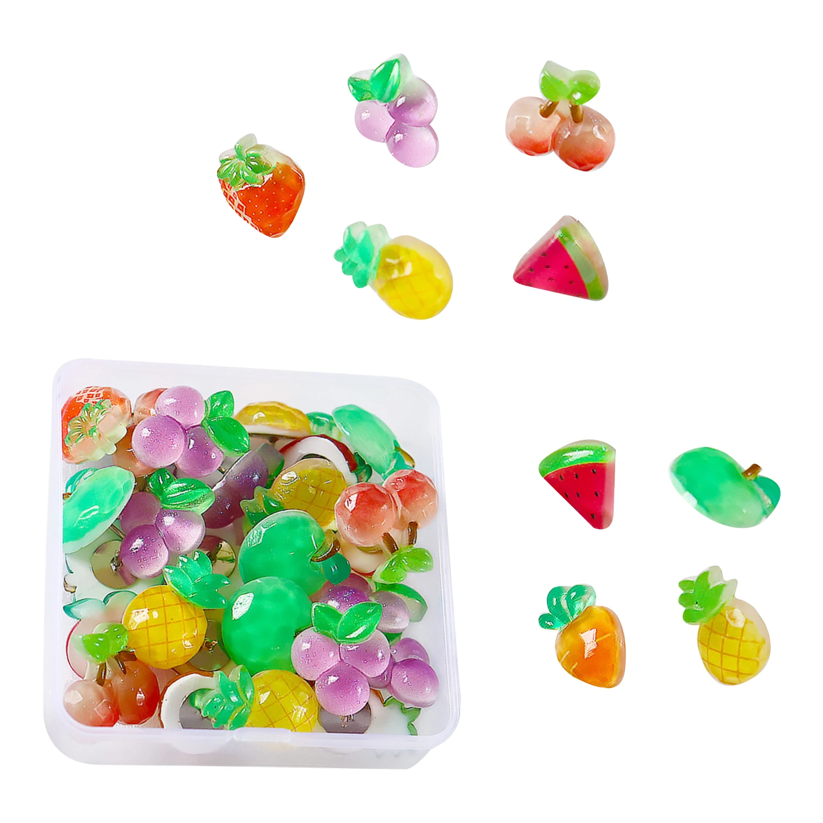 30pcs Fruit Push Resin Cartoon Thumbtacks Decorative Cork Photo Wall Message Board Fake Fruit Office Bedroom Kids Room Bulletin
30pcs Fruit Push Resin Cartoon Thumbtacks Decorative Cork Photo Wall Message Board Fake Fruit Office Bedroom Kids Room Bulletin