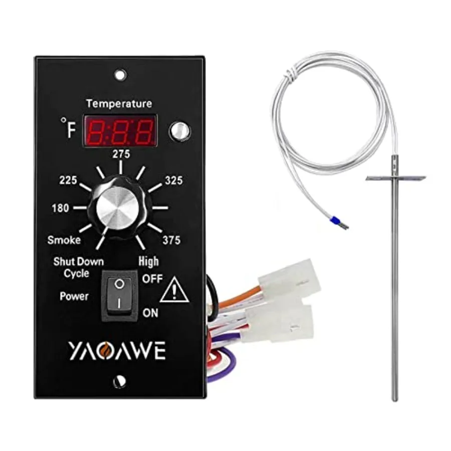 Digital Thermostat Kit Replacement Parts, Compatible with Traeger Pellet Grills, Digital Thermometer Pro ler, with 7" Temperatu
Digital Thermostat Kit Replacement Parts, Compatible with Traeger Pellet Grills, Digital Thermometer Pro ler, with 7" Temperatu