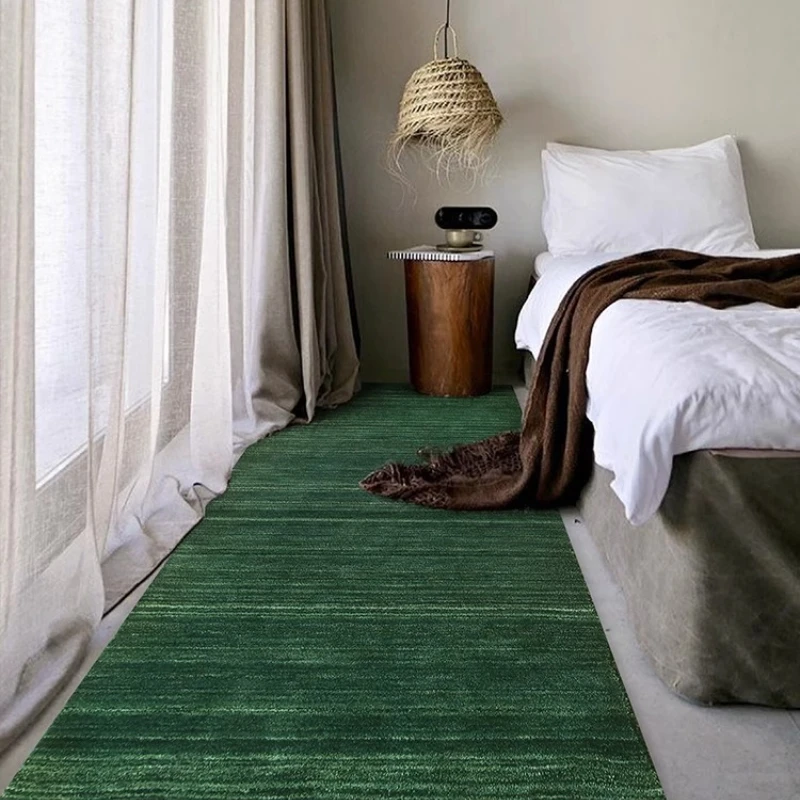 Full wool bedside blanket, light luxury green bedroom study thickened carpet villa
Full wool bedside blanket, light luxury green bedroom study thickened carpet villa