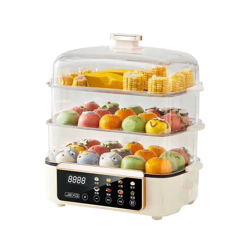 L Steamer household three-layer large-capacity multi-function can be reserved for cooking integrated breakfast machine
L Steamer household three-layer large-capacity multi-function can be reserved for cooking integrated breakfast machine