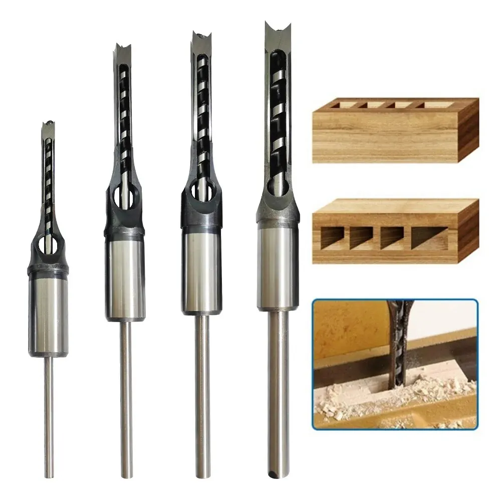 British System Woodworking Square Hole Drill DIY Woodworking Square Hole Tenon Machine Drill Bit Electric Tool Accessories
British System Woodworking Square Hole Drill DIY Woodworking Square Hole Tenon Machine Drill Bit Electric Tool Accessories