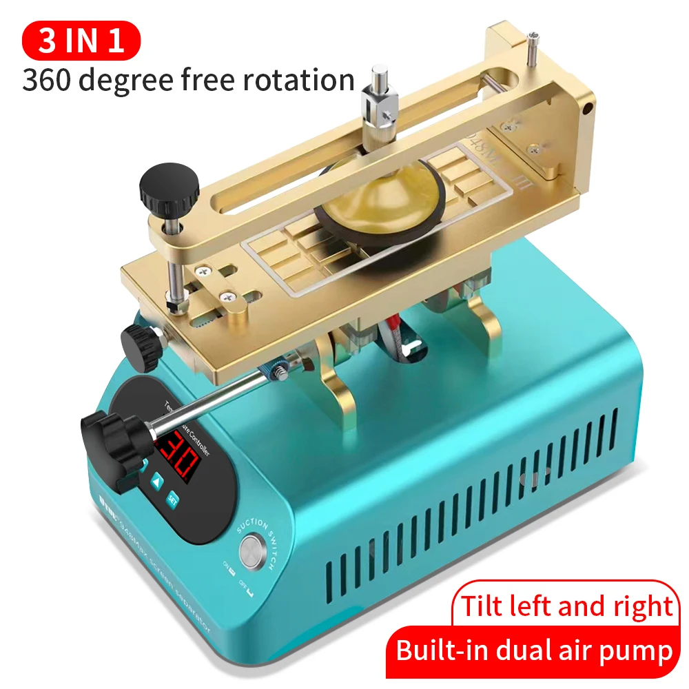 LCD Touch Screen Separator Machine For Mobile Phone Tablet Touch Screen Disassemble Repair Tool With Build-in Vacuum Pump
LCD Touch Screen Separator Machine For Mobile Phone Tablet Touch Screen Disassemble Repair Tool With Build-in Vacuum Pump