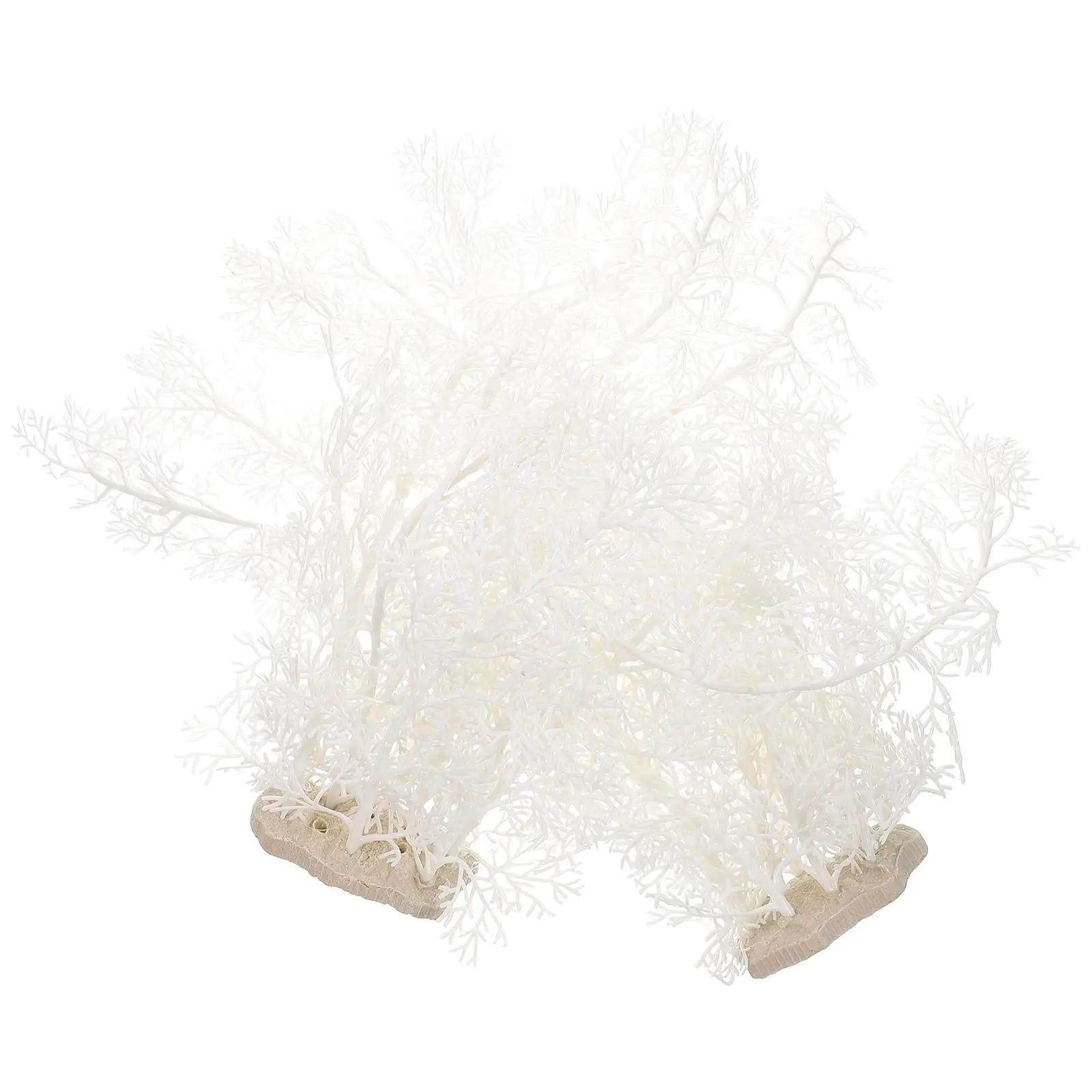 2 Pcs Plastic Plants for Fish Tank Aquatic Decoration Artificial White Small Aquarium Decor Betta Fish Reptile
2 Pcs Plastic Plants for Fish Tank Aquatic Decoration Artificial White Small Aquarium Decor Betta Fish Reptile