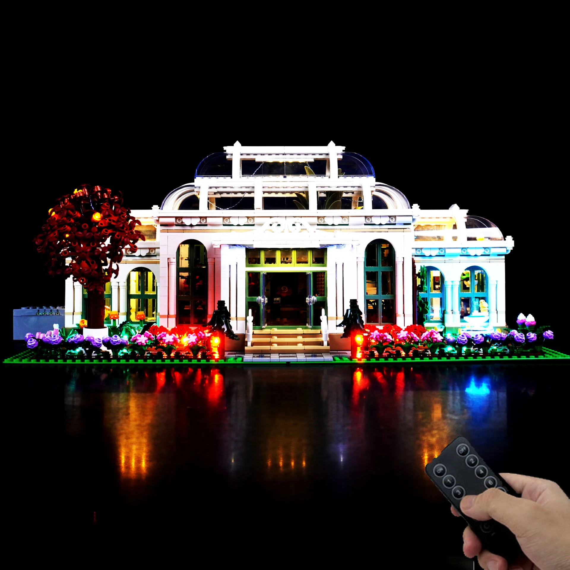 DIY LED Light Kit Botanical Conservatory Light Kit Remote RGB LED for 21353 Victorian Greenhouse Display (Lights Only) 
DIY LED Light Kit Botanical Conservatory Light Kit Remote RGB LED for 21353 Victorian Greenhouse Display (Lights Only)