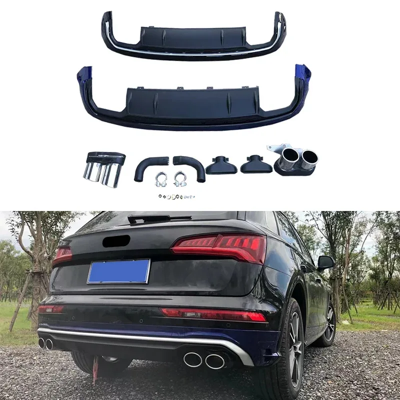 Modified Car Rear Bumper Lip Diffuser Spoiler Rear Side Sp Deflector With Tail Throat for Q5 SQ5 2019-2021 
Modified Car Rear Bumper Lip Diffuser Spoiler Rear Side Sp Deflector With Tail Throat for Q5 SQ5 2019-2021