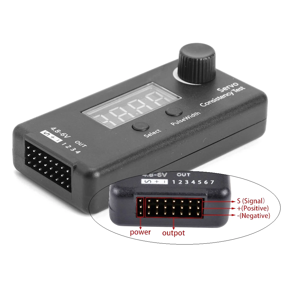 RC Mini 3 Mode Digital Servo Tester / ESC Consistency Tester DC 5~6V Steering Gear Measurement For RC Helicopter Airplane Car
RC Mini 3 Mode Digital Servo Tester / ESC Consistency Tester DC 5~6V Steering Gear Measurement For RC Helicopter Airplane Car