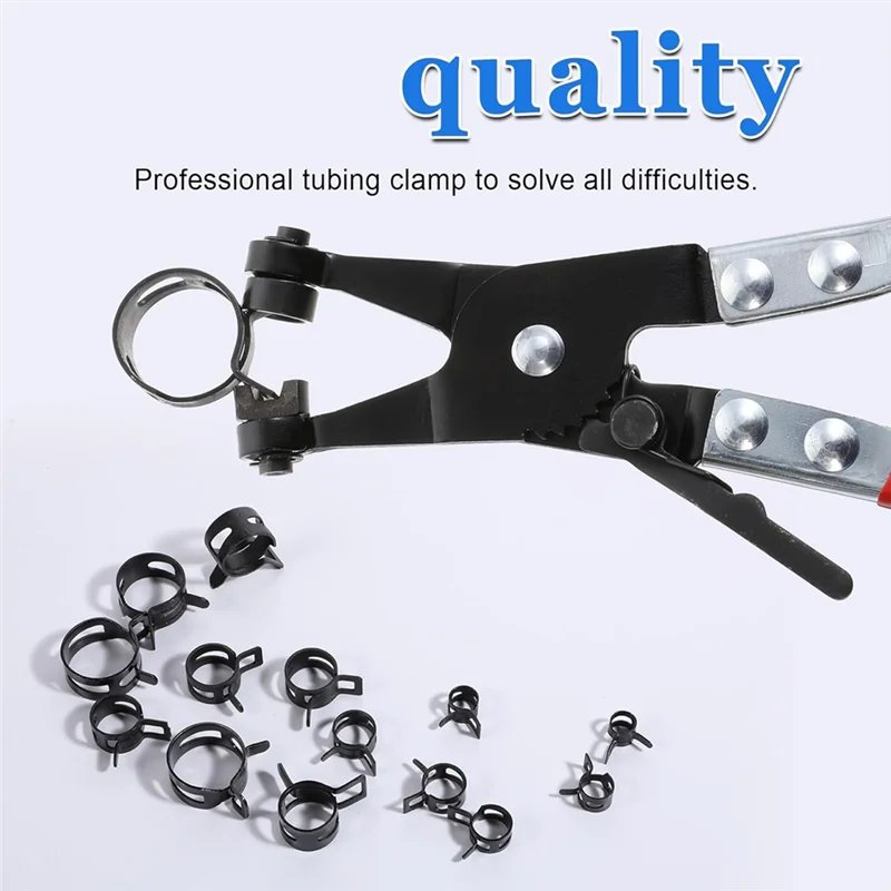 A02M-Clamp Assortment Withswivel Flat Band Fuel Line Clips Hose Clamp Plier Small Hose Clamps Hoses
A02M-Clamp Assortment Withswivel Flat Band Fuel Line Clips Hose Clamp Plier Small Hose Clamps Hoses