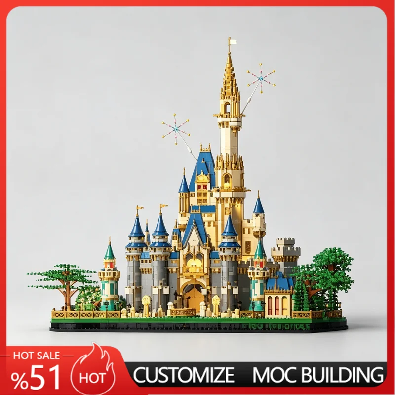 3531PCS Magic Kingdom Castle Display Building Blocks Set Designed for Enchanted Kingdom Model Assembly Toy Gift For Collectors
3531PCS Magic Kingdom Castle Display Building Blocks Set Designed for Enchanted Kingdom Model Assembly Toy Gift For Collectors