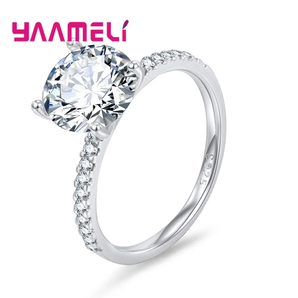 Brilliant 925 Sterling Silver Finger Rings for Women Girlfriend Present 5A Cubic Zircon Jewelry Classic 4 Claw Setting
Brilliant 925 Sterling Silver Finger Rings for Women Girlfriend Present 5A Cubic Zircon Jewelry Classic 4 Claw Setting