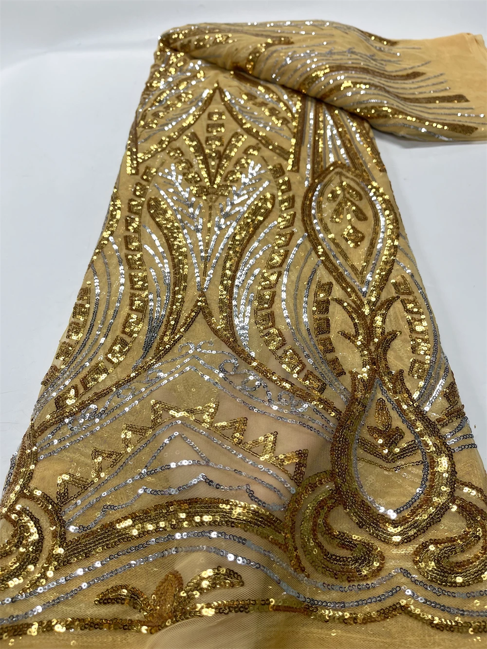 Wholesale Sequins Sequence Embroidery African Lace Fabric High Quality Nigerian Party Dress French Tulle Lace Materials Cloth
Wholesale Sequins Sequence Embroidery African Lace Fabric High Quality Nigerian Party Dress French Tulle Lace Materials Cloth