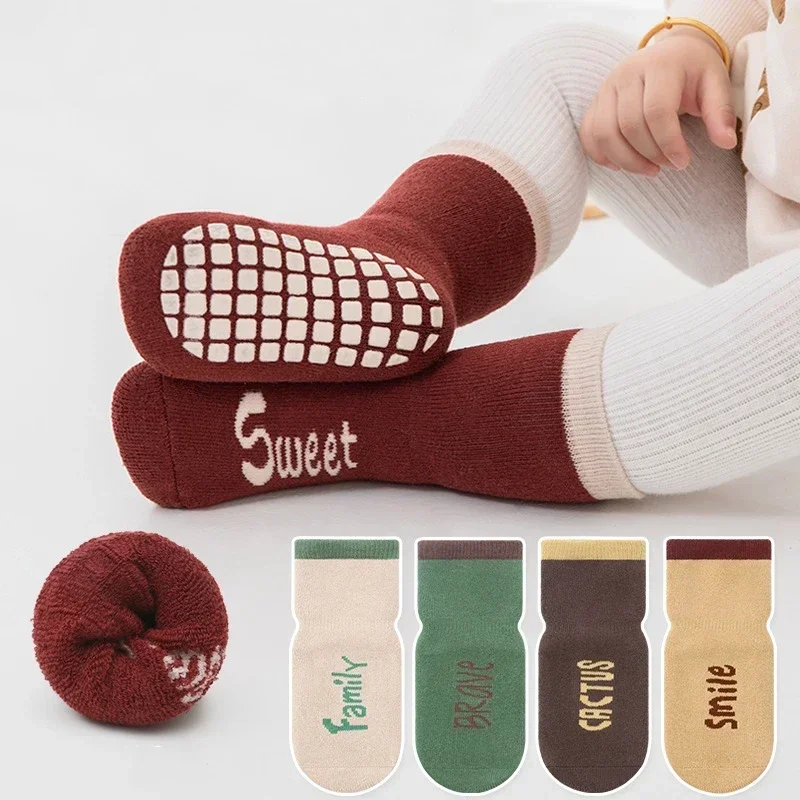 Autumn Winter Thickened Warm Long Socks Baby Boys Girls Anti-Slip Floor Socks Kids Trampoline Shoes School Sports Children Socks
Autumn Winter Thickened Warm Long Socks Baby Boys Girls Anti-Slip Floor Socks Kids Trampoline Shoes School Sports Children Socks