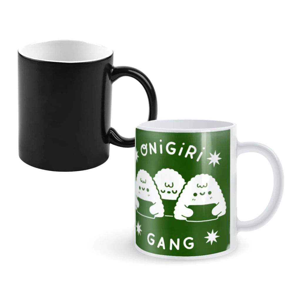Onigiri GangCoffee Mugs And Mug Creative Color Change Tea Cup Ceramic Milk Cups Novelty Gifts 
Onigiri GangCoffee Mugs And Mug Creative Color Change Tea Cup Ceramic Milk Cups Novelty Gifts