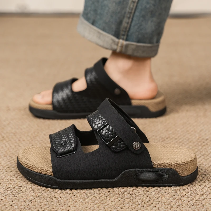 Men's Sandals 2026 New Summer Outdoor Anti-slip Soft Bottom Driving Sports Dual-purpose Beach Slippers Breathable Slip-on EVA...
Men's Sandals 2026 New Summer Outdoor Anti-slip Soft Bottom Driving Sports Dual-purpose Beach Slippers Breathable Slip-on EVA...
