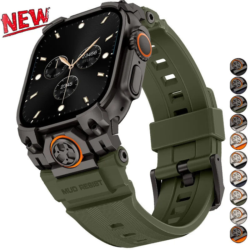 Силиконовый ремешок для Apple Watch Ultra 3 49 мм, спортивный ремешок из ТПУ для Iwatch Ultra 2 1 49 мм, сменные аксессуары для браслета
Силиконовый ремешок для Apple Watch Ultra 3 49 мм, спортивный ремешок из ТПУ для Iwatch Ultra 2 1 49 мм, сменные аксессуары для браслета