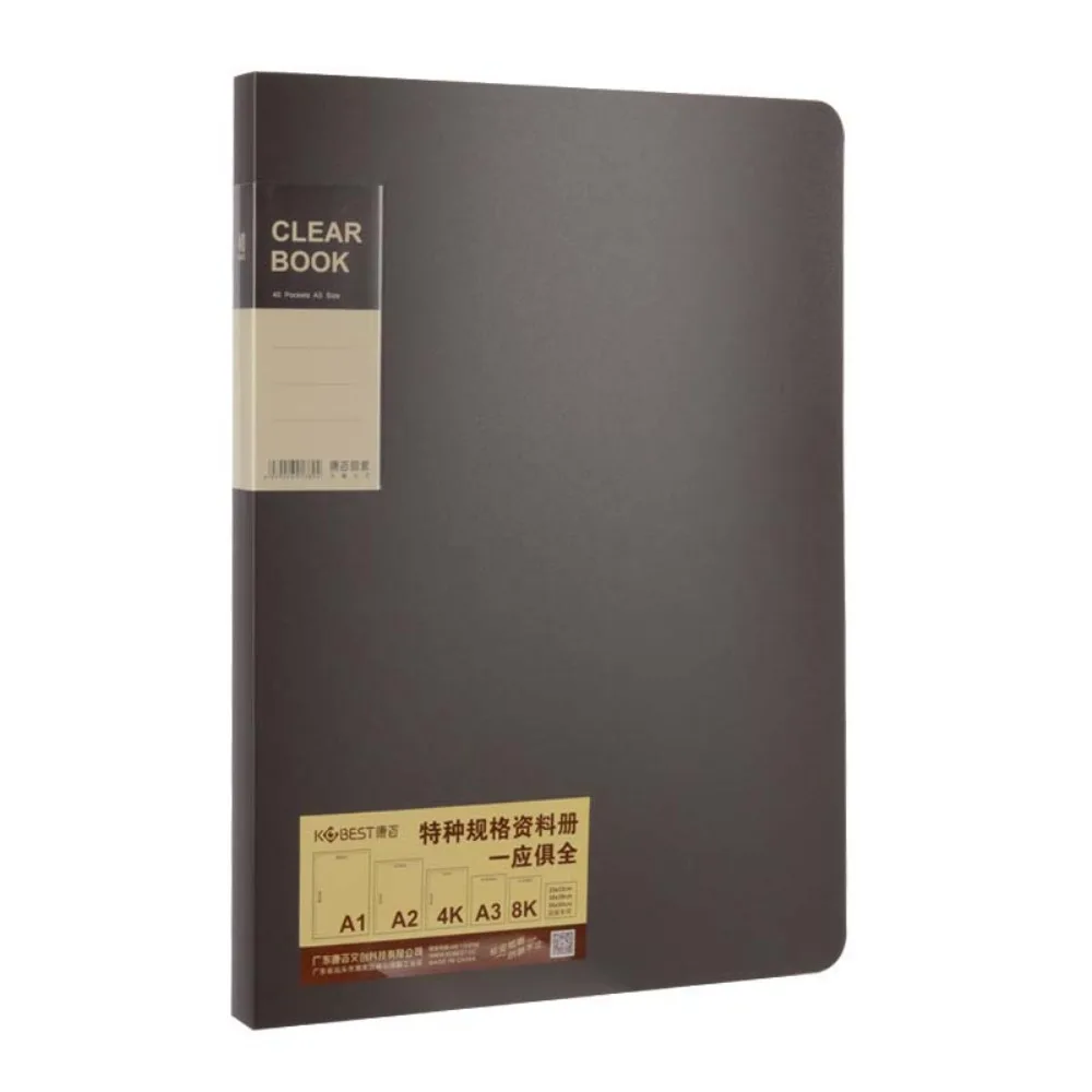 Thickened A3 Document Folder Multifunctional Multi-color 40 Pockets File Folder 8K Light Retro Color Album Document Bag Drawings
Thickened A3 Document Folder Multifunctional Multi-color 40 Pockets File Folder 8K Light Retro Color Album Document Bag Drawings