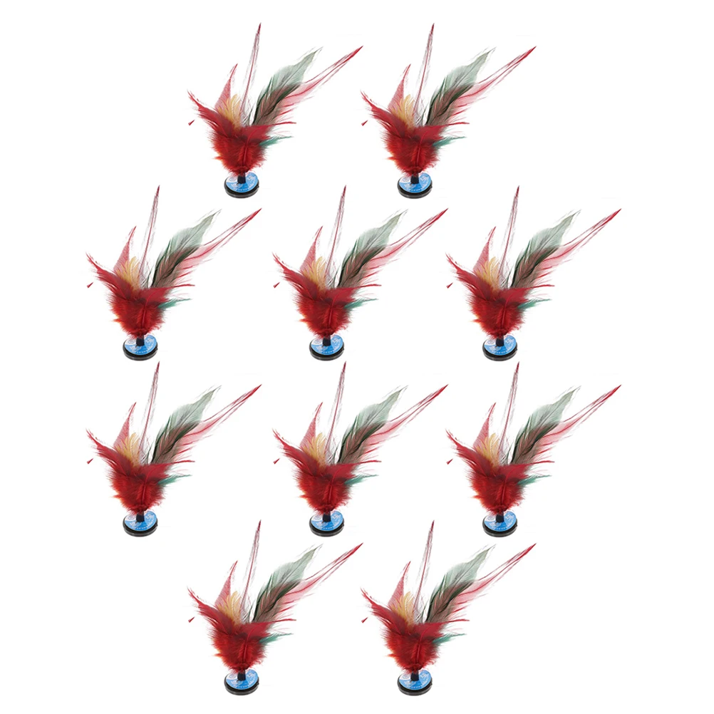 10pcs Kick Shuttlecock Chicken Rubber Sports Toy Lightweight Fun Game Kids Adults Outdoor Foot Eye Coordination
10pcs Kick Shuttlecock Chicken Rubber Sports Toy Lightweight Fun Game Kids Adults Outdoor Foot Eye Coordination