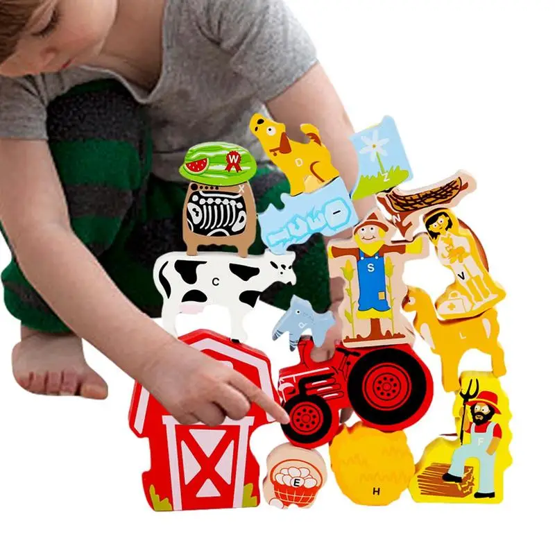 Wooden Balance Blocks Stacking Game Toys For Toddlers Cute Zoo Animals Stacking Blocks Game Preschool Montessori Educational Toy
Wooden Balance Blocks Stacking Game Toys For Toddlers Cute Zoo Animals Stacking Blocks Game Preschool Montessori Educational Toy