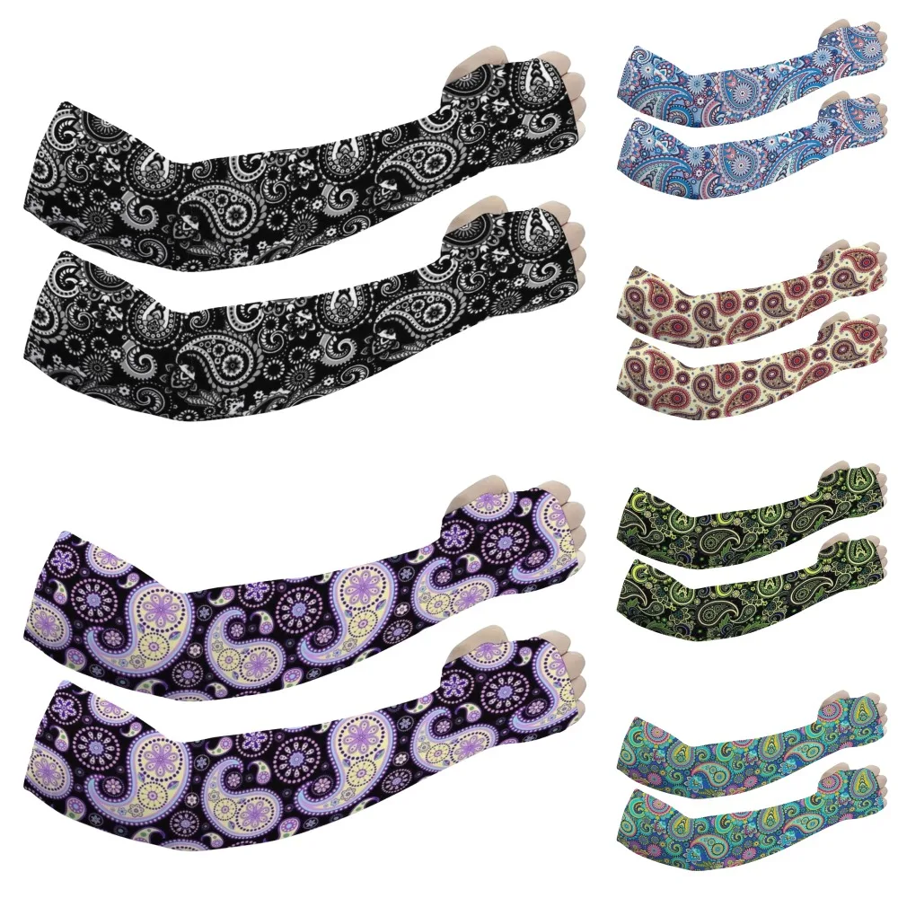 A pair of paisley print novelty ice sleeves Harajuku retro sunscreen breathable arm sleeves casual sports outdoor travel sleeves
A pair of paisley print novelty ice sleeves Harajuku retro sunscreen breathable arm sleeves casual sports outdoor travel sleeves
