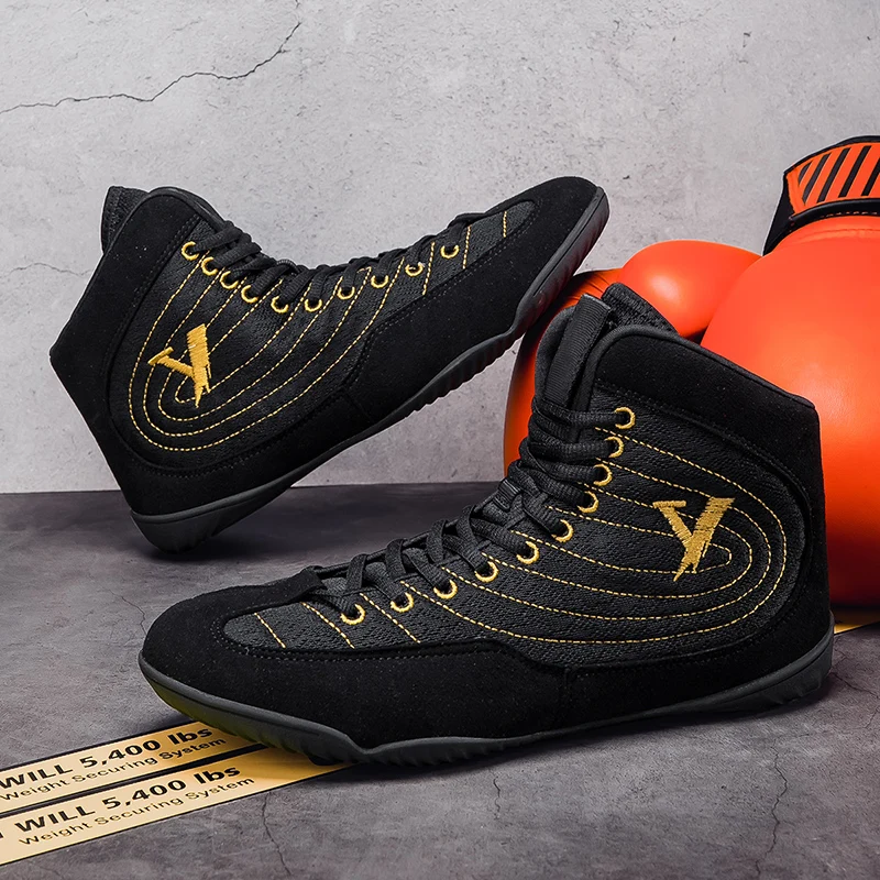 2024 New Wrestling Sneakers Men Big Size 46 47 Fighting Shoes Man Breathable Boxing Shoes for Mens Wearable Sport Sneakers Man
2024 New Wrestling Sneakers Men Big Size 46 47 Fighting Shoes Man Breathable Boxing Shoes for Mens Wearable Sport Sneakers Man
