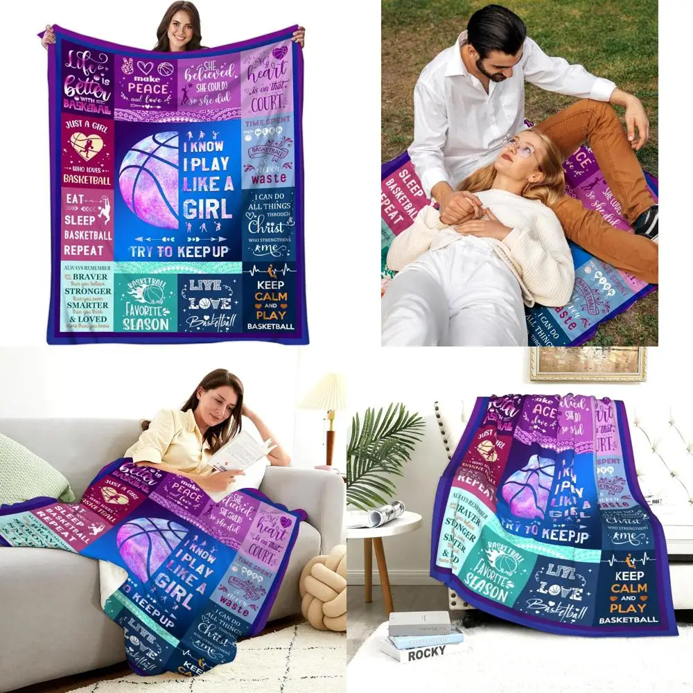 Ультрамягкое фланелевое баскетбольное одеяло — уютные товары для женщин и девочек, идеальный подарок на баскетбольную тематику
Ультрамягкое фланелевое баскетбольное одеяло — уютные товары для женщин и девочек, идеальный подарок на баскетбольную тематику