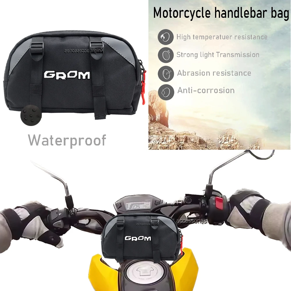 Motorcycle front handlebar bag multifunctional storage bag travel bag New For Grom Msx125 Grom125 msx125 Grom125 125
Motorcycle front handlebar bag multifunctional storage bag travel bag New For Grom Msx125 Grom125 msx125 Grom125 125